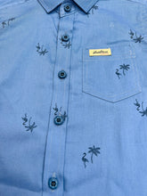 Boys half sleeves blue shirt